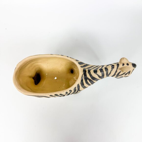Anthropologie Leah Reena Goren Pottery Zebra Figural Planter - Picture 4 of 7